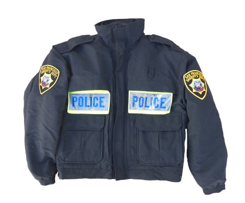 US POLICE CONCEALMENT POLICE ID PANEL JACKET アメリカ 